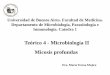 Teórico 4 - Microbiología II Micosis profundas³rico 4 Micosi… · sexo, edad, sistema inmune, factores genéticos Infección asintomática ó sintomática Enfermedad Signo y síntomas