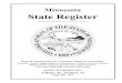 Minnesota State Register - Minnesota.gov Portal / mn.gov ... - Accessible_tcm36-263473.pdf · # 15 Monday 10 October Noon Tuesday 4 October Noon Thursday 29 September # 16 Monday