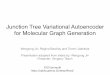 Junction Tree Variational Autoencoder for Molecular Graph ... · PDF file Molecular Variational Autoencoder Encoder Decoder Potency Prediction Bayesian optimization over latent space