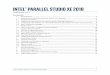 InÉel® Parallel SÉÊdIo Xe 2018 - XLsoft.com › documents › intel › parallel › 2018 › PSXE...Processor Scalable family. Support for the Intel® Xeon Phi x100 product family