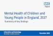 11 to 16 year olds Mental Health of Children and Young ... 2017 Summary.pdf · mental disorder in 2017. Girls were over twice as likely to have a mental disorder than boys at this