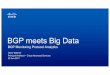 BGP meets Big Data ... BGP meets Big Data Monitoring BGP ¢â‚¬â€œSnapshot vs. History BGP Monitoring Protocol