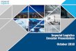 Imperial Logistics Investor Presentation October 2018€¦ · • Management flexibility and directly correlated employee incentive schemes • Managed as a separate operating entity,