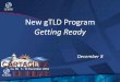 New gTLD Program Getting Ready - ICANN GNSO · •Create cross-functional team of stakeholders –legal, marketing, technology, product development, business, executives •Conduct