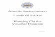 Landlord Packet Housing Choice Voucher Programghanc.net/Documents/GHALandlordPacket.pdf · 2016-03-17 · 2. Letter from Housing Choice Voucher Manager 3. Tenancy Addendum 4. Housing