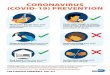 CORONAVIRUS (COVID-19) PREVENTION · CORONAVIRUS (COVID-19) PREVENTION Wash your hands often with soap and water for at least 20 seconds. Cover your cough or sneeze with a tissue