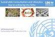 Sustainable Consumption and Lifestyles: Key to achieving ... 2 - Greening Consumpt… · system. Its headquarters are in Nairobi, Kenya. UNEP acts as a catalyst, advocate, educator