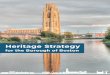 Heritage Strategy - Borough of Boston€¦ · heritage 4. To continue to develop and build a broad base for support and appreciation of Boston’s heritage 5. To develop a series