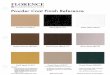 Powder Coat Finish Reference - Florence Mailboxes...Powder Coat Finish Reference Color Notes: • Colors and textures shown are representative of the actual powder coat color finish