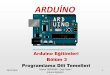 ARDUİNO - kavsaoglu.com · 28.02.2016 Cokun TADEMİR - Çizgi-Tagem Arduino Eğitimleri 3 Arduino Dili Arduino temel olarak Processing programlama diline dayanıyor. Söz dizimi