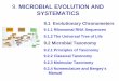 9. MICROBIAL EVOLUTION AND ... 9. MICROBIAL EVOLUTION AND SYSTEMATICS 9.1 Evolutionary Chronometers 9.1.1 Ribosomal RNA Sequences 9.1.2 The Universal Tree of Life 9.2 Microbial Taxonomy
