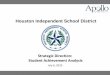 Houston Independent School DistrictHouston Independent School District 2 Student achievement data analysis focused on three main objectives • Developing a clear picture of student