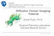 Diffusion Tensor Imaging Tutorial - Slicer · The Diffusion MR tutorial dataset is composed of a Diffusion Weighted MR scan of the brain acquired with 12 gradient directions and 2