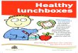 Healthy lunchboxes - Residents · Other healthy drinks • Milk • Real fruit juice • Real fruit smoothies Lunchbox tips • Choose a well-insulated lunchbox with an ice pack,