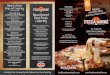 us PIZZA AMORÉ SALAD Tuesday & Thursday a Pizza Amoré Food Truck … · 2018-01-12 · Pizza Amore Food Truck Catering 716-775-5975 Signature Pizzas - Thin Crust Personal $9.50