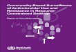 COMMUNITY Based 31March - IPB Universitybiofarmaka.ipb.ac.id/biofarmaka/2011/Material of... · community‐based surveillance of antibacterial medicine (ABM) use and antimicrobial