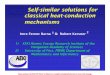 Self-similar solutions for classical heat-conduction mechanismsbarnai/talks/self-simlar-solutions... · 2012-03-19 · Ordinary diffusion/heat conduction equation U(x,t) temperature