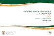 NATIONAL SENIOR CERTIFICATE EXAMINATION 2014 SCHOOLS... · 2015-01-09 · national senior certificate examination 2014 schools subject report eastern cape. contents foreword 4 1