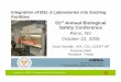51st Annual Biological Safety Conference · 2017-09-03 · 51st Annual Biological Safety Conference Reno, NV October 22, 2008 ... Integration of BSL-3 Laboratories into Existing Facilities