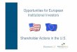 Opportunitiesfor European Institutional Investors · PDF file Market Capitalization Losses due to Fraud In Bio. US $ Securities class actions seek compensation for share purchases