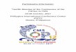 Participants Information Twelfth Meeting of the Conference ... · Participants Information Twelfth Meeting of the Conference of the Parties to CMS ... Due to the construction of the