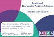 Integration Event - National Dementia Action€¦ · Integration Event Learning from people living with dementia and carers: what they want you to know about the care home to hospital