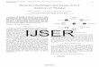 (Internet of Things) - IJSER · application security project for IoT identifies ten critical security vulnerabilities in the Internet of Things [10]. Later, HP [4] found 50% of the