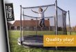 Quality play! · The smallest trampoline is actually perfect for training, using stomach, leg- and back muscles. A mini trampoline for a mega workout! For the youngest fanatics, we