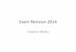 Exam Revision 2014 - Oakbank School, Keighley › wp-content › uploads › sites › 6 › 2019 › ... · Location Recces •Visit a location prior to filming •Check it [s suitable