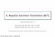3. Bipolar Junction Transistor (BJT)aries.ucsd.edu/NAJMABADI/CLASS/ECE65/13-W/Slides/ECE65_W13-3-BJT.pdfF. Najmabadi, ECE 65, Winter2013, Intro to BJT (3 /22) Six circuit variables:
