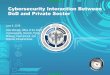 UNCLASSIFIED DoD and Private Sector Cybersecurity ... › eventpower › images › v1 › ... · Technology (NIST) Special Publication 800-171 “Protecting Controlled Unclassified