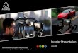 Investor Presentation - Atomos › investor › Atomos...• Growing advert driven video capable platforms allow instant mass sharing of video • Content creators have platforms to
