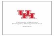 University of Houston Emergency Management Plan 2018-2019 · Phases of Emergency Management The University of Houston Emergency Management Plan will apply the phases of emergency