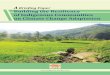A Briefing Paper Building the Resiliency of Indigenous ... · Building the Resiliency of Indigenous Communities on Climate Change Adaptation M eeting at the Adaptation Route In recent