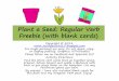 Plant a Seed: Regular Verb Freebie (with blank cards)€¦ · Find the three verb cards that go together (past, present, future tenses) and make a sentence with each as you place