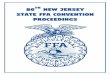 86th New Jersey State FFA Convention Proceedings · 2017-05-05 · 2 Session I Hope Cahill, 2015-2016 State FFA President, presided. Opening Ceremonies Introduction of Guests There