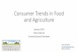 Consumer Trends in Food and Agriculture - Lancaster County › ag › ConsumerTrendsHandoutHM2019.pdf · Consumer Trends in Food and Agriculture January 2019 Hilary Maricle CommonGround