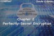 Jonathan Katz •Yehuda Lindell Chapter 2 : Perfectly …crypto.cs.mcgill.ca/~crepeau/COMP547/Chap2-18.pdfMODERN CRYPTOGRAPHY _ Second Edition _ Jonathan Katz •Yehuda Lindell 26