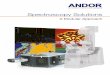 Spectroscopy Solutions - Andor · scientific spectroscopy detection systems. Andor’s experience in manufacturing high-performance spectroscopy systems spans over 28 years, with