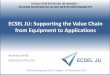 ECSEL JU: Supporting the Value Chain from Equipment to ... · A Wild: ECSEL JU: Supporting the Value Chain from Equipment to Applications, IISB Jahrestagung, Erlangen, 20 November