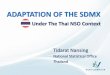 ADAPTATION OF THE SDMX - European Commission ADAPTATION OF THE SDMX ... ¢â‚¬¢Lesson learned Adaptation