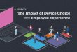 SURVEY The Impact of Device Choice ON THE Employee …...Six Steps to Implementing an Employee Choice Program Here are six basic steps to start a technology choice program at your