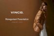 Vince Presentation Jan2020 v20s1.q4cdn.com/115689351/files/doc_presentations/... · This Management Presentation (this “Presentation”) is the property of Vince Holding Corp. and