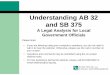 Understanding AB 32 and SB 375 - Institute for …...Understanding AB 32 and SB 375 A Legal Analysis for Local Government Officials Please Note: • If you are listening using your