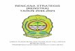 RENCANA STRATEGIS (RENSTRA) TAHUN 2016-20212019/09/01  · Penyusunan dokumen RPJMD dikoordinasikan oleh Badan Perencanaan Pembangunan Daerah, sedangkan penyusunan Renstra SKPD disusun