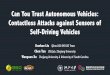 Can You Trust Autonomous Vehicles: Contactless Attacks against … · 2016-10-09 · Can You Trust Autonomous Vehicles: Contactless Attacks against Sensors of Self-Driving Vehicles