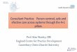 Consultant Practice: Person centred, safe and efective ... · Health/Care Practice 2. Strategic & Facilitative Leadership 3. Education for learning, developing and improving in the