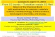 Lecture6,April 17,2019 From CC bonds –Transition metals CC …...e= 95.0 + 2*7.3 = 109.6 kcal/mol Because the relaxation of tetrahedral CH 3to planar gains 7.3 kcal/mol. Thus the