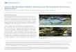 Valuing Florida’s Water Resources: Ecosystem Services Approach · resources, change aquatic ecosystems, and thereby alter the flow of ecosystem services provided by them. Protecting