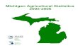 Michigan Agricultural Statistics 2005-2006 · MICHIGAN AGRICULTURAL STATISTICS 2005-2006 FARM ECONOMICS 1 Rank in U.S. agriculture by selected commodities, 2005 Rank Item Unit Quantity